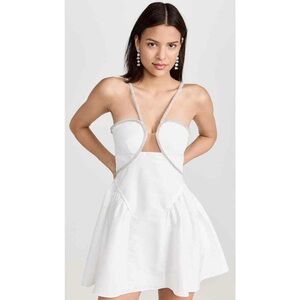Self Portrait V-Neck Mini Dress